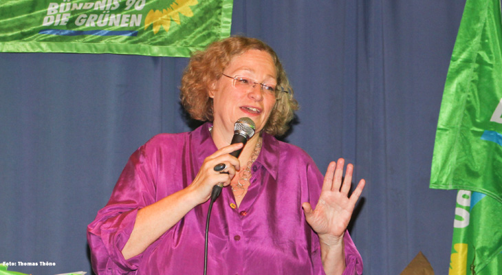 Petra Kleine ist Oberbürgermeisterkandidatin der Ingolstädter GRÜNEN