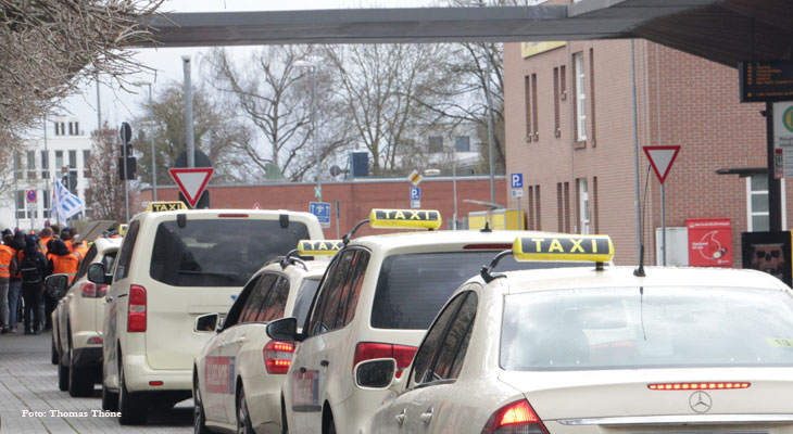 EVG und ver.di Warnstreik: Taxibesitzer erleiden erhebliche Einkommenseinbußen