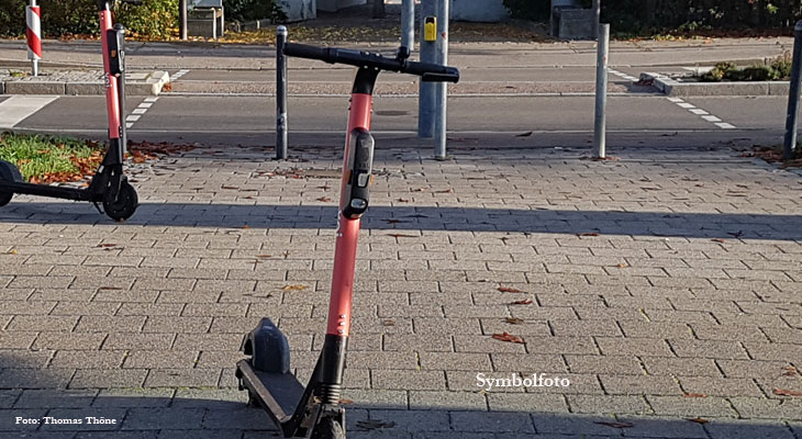 E-Scooter: Regelungen für geordnetes Abstellen im Stadtgebiet