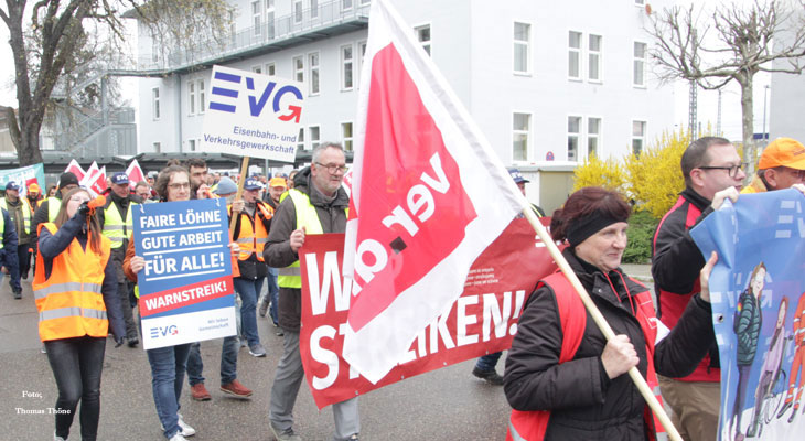 Ingolstadt: Deutliches Zeichen für die Tarifforderungen der Gewerkschaften