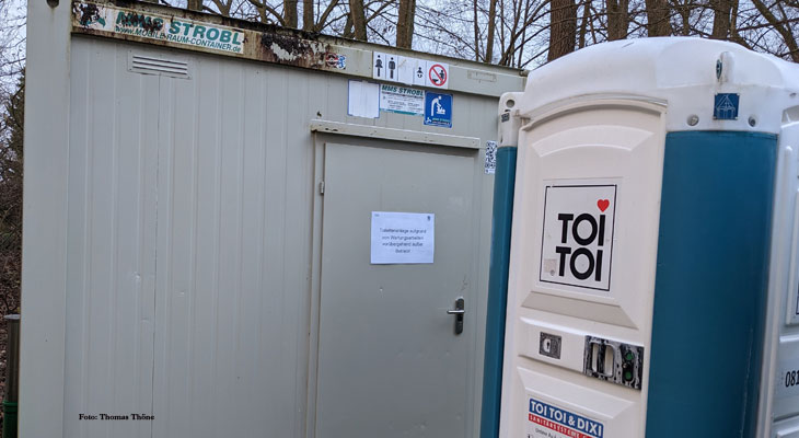 Ingolstadt: Stationäre Toilettenanlage im Spielpark Fort Peyerl seit Monaten außer Betrieb